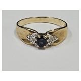 10k Gold Ring with Gemstone Size 6