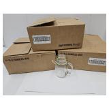 36 Glass  Drinking Jars 16 OZ