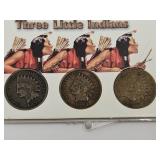 Indian Head Pennies 1892, 1903 & 06