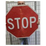 Metal STOP Sign 30"