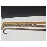 2 Walking sticks 32, & "37"