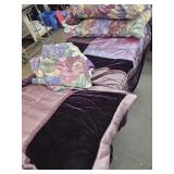 Pillows, Purple Comforter w/Pillows 84"x86"++
