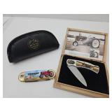 2 Tractor  Pocket Knives Farmall +