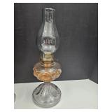 Vintage Oil Lamp 17" high