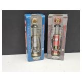 2 NIB Die Cast Toy  Gas Staion Pumps 8" high