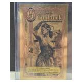 1/4 Idaho Goldback 1/4000th Oz 24K Gold