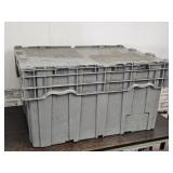 Scissor Lid Storage Tote (Needs Cleaned)