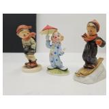 2 Goebel Hummels Winter 5" H Lefton Clown