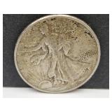 1943 Silver Walking Liberty Half-Dollar Coin