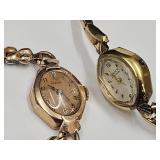 2 Watches Harvel & Gruen 10 K RGF
