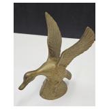 Brass Duck 9 x 7" high