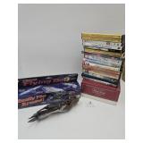 Flying Bat & Trivial Pursuit Game & DVD Movies