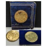 3 US Mint Commemorative Medallions