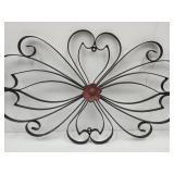 Metal Wall Decor  34" X13" high