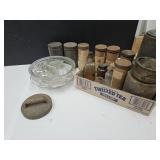 VTG Tins, Bottles, Ball LIds+