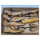 VTG Wooden Shoe Mold Stretchers