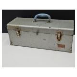 Vintage Union Steel Toolbox w Revovable Tray
