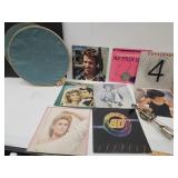 EMPTY Record Covers, Hand Mixer, Embroidery Hoops