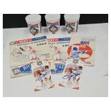 VTG Cinncinati Reds Pete Rose Lot & Sox Score Book