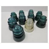 Hemingrey Glass Insulators Lot