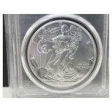 2021 Silver Eagle1Oz PCGS MS70/Jim Palmer Auto PSA