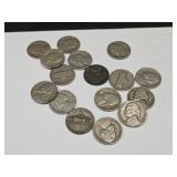 16 Early Jefferson Nickels Coins 1 SILVER