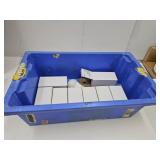 1 Storage Tote Bin & 8  LED Light Bulbs