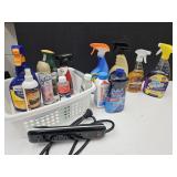 Lot of Household Cleaners, Mostly Full