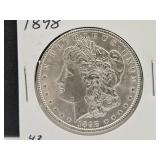 1898 Silver Morgan Dollar Coin