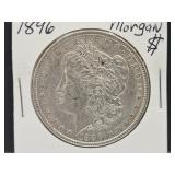 1896 Silver Morgan Dollar Coin