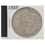 1888 Silver Morgan Dollar Coin