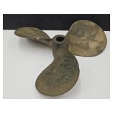 Brass  Boat Propeller 11"w