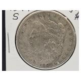 1897 S Silver Morgan Dollar Coin