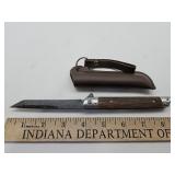 New 8" Quick Release Wood Handle Knife