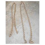 2 Log Chains- 118" w Both Hooks, 94" No Hooks