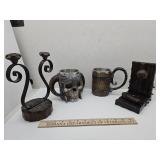 Viking Horned Skull Mug + Other Fantasy Memorabila