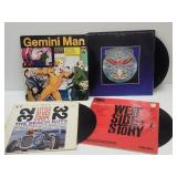 Record Albums- Beach Boys, West Side Story, Gemi +
