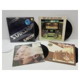 Record Albums- Zeppelin, Winters Bros, Doobies,+