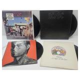 Record Albums- Stones, Queen, AC/DC