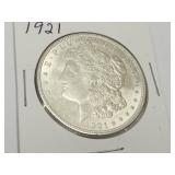 1921 Silver Morgan Dollar Coin