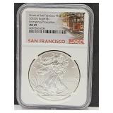 Graded MS 69 2020 Silver Eagle Dollar Coin