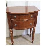 Bombay Night Stand 2 Drawer w Key 22.5 x15.5x32.5