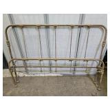 53" wide  Cast Iron Ornate 2 pc Bed Frame