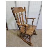 Vintage Solid  Rocking Chair