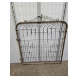 Vintage Metal Garden Gate 37 x 45" high
