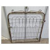 Vintage Metal  Garden Gate 33 x 39" h