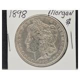1898 Silver Morgan Dollar Coin