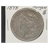 1898 Silver Morgan Dollar Coin