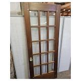 French Door minue one pane 32 X 80" h