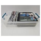 CD LOT with Record Albums in tote